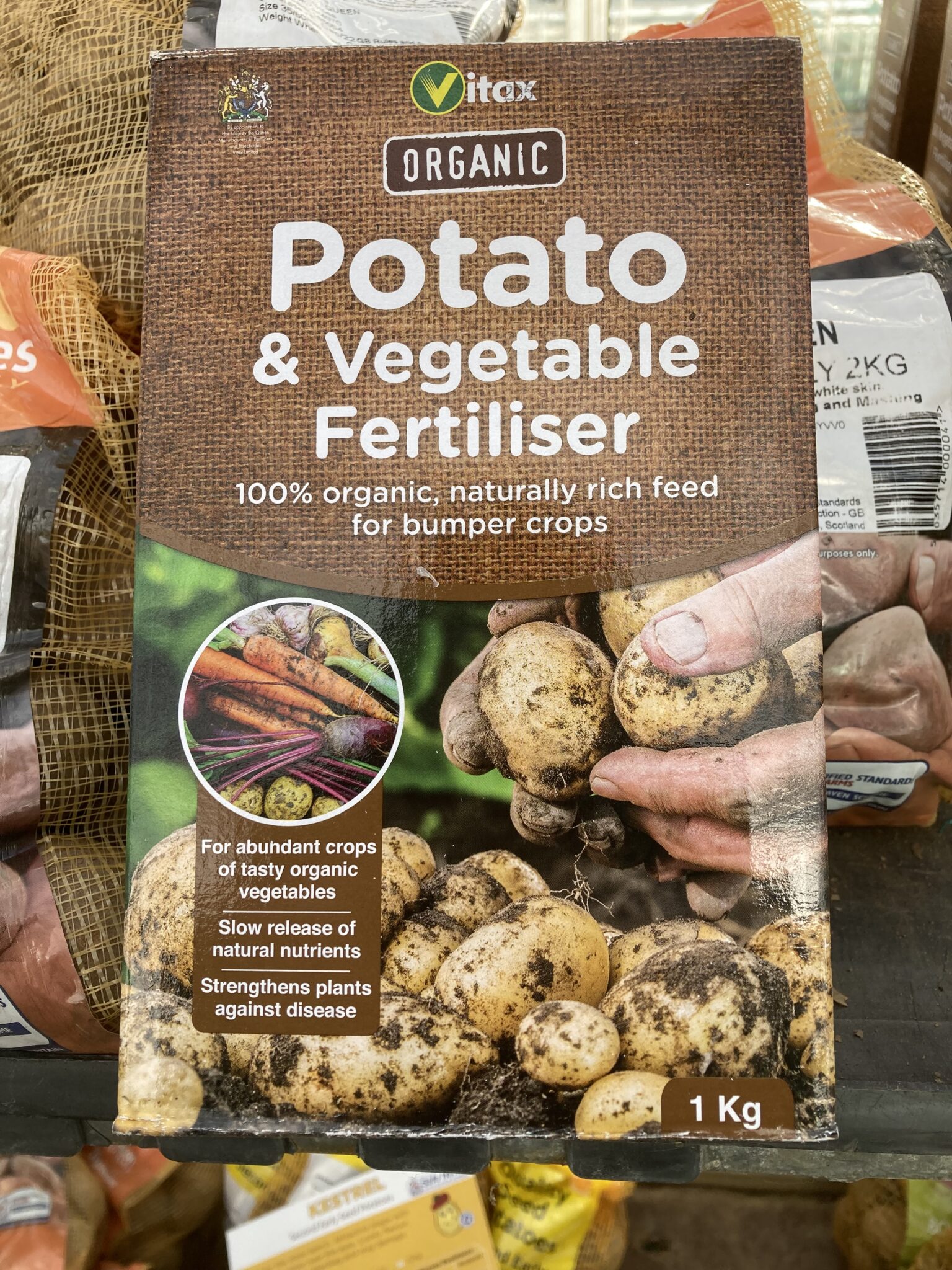 VITAX POTATO FERTILIZER Mammoth Onion