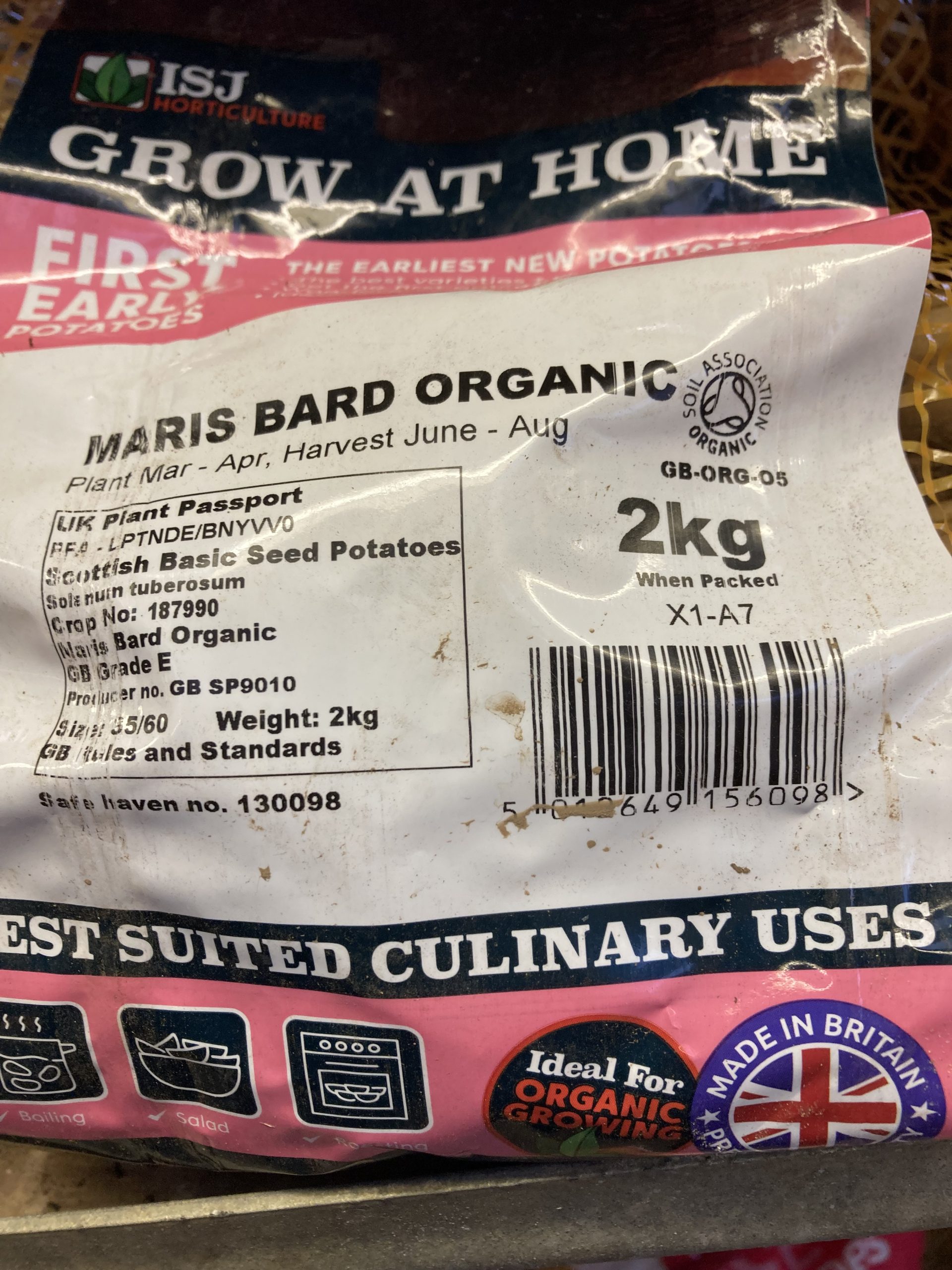 POTATO MARIS BARD PACK